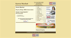 Desktop Screenshot of karenmachut.ca
