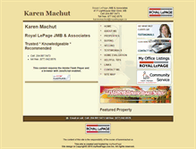Tablet Screenshot of karenmachut.ca